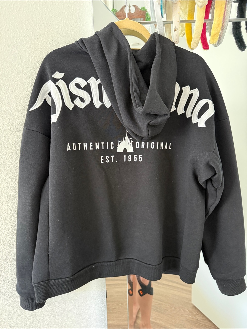 Disney Parks Disneyland Zip Hoodie Black Size M